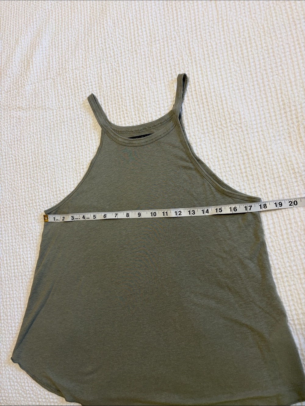 Abercrombie and fitch sage green tank top size medium - Picture 2 of 9
